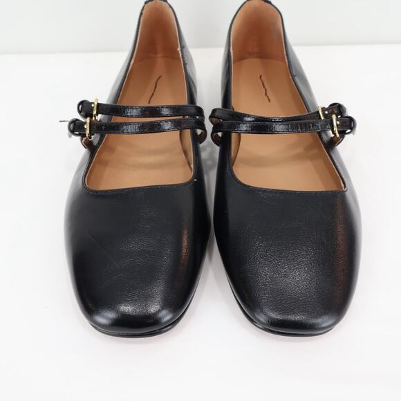 Madewell The Greta Double Strap Ballet Flat True Black Size 8 NWOB - Picture 5 of 9